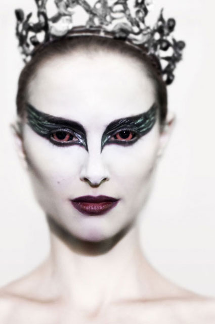 black swan makeup natalie portman. Natalie Portman in Black Swan.