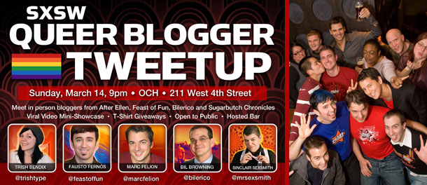 EVENT: SXSW Queer Blogger Tweetup