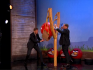 VIDEO: Conan Does Life Sized Angry Birds Game