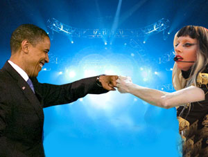 FOF #1447 - Lady Gaga Woos President Obama - 09.27.11