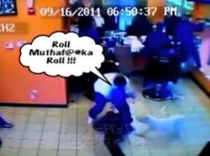 VIDEO: Pitt Bull Goes Berserk in Barbershop